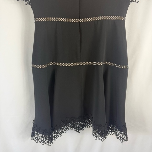 Shani  Lace-Trim Crepe Fit & Flare Dress size:USA 10 - Picture 16 of 17